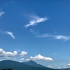 青い空、白い雲、磐梯山