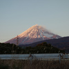 沼津市のカインズホームから見た富士山