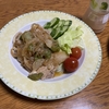昨夜の夕食🐖　ポークソテー生姜焼き風
