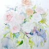 花の水彩画を描き始めて