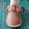 ミニチュアの靴、サイズぴったりできました☆うさぎのガチャ♪
