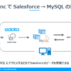 SalesforceからMySQLへレプリケートしたデータをbiz-StreamでPDF出力する：CData Sync