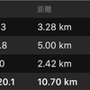 8月23日日曜日　Tペース走5km/シューズ届く