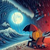 ビットコイン市場の「嵐の前の静けさ」：取引量減少が示すBTCの下落予測