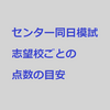 センター同日模試を受けた高1高2生が知るべき志望大学ごとの点数の目安　#16