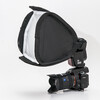 なるべく大きなディフューザーのほうがいい？	外部ストロボ用ソフトボックス23cm Softbox For SpeedLight Flash 23cm 