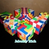 ルービックキューブで模様を作りました！　Rubik's Cube art design