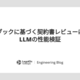 プレイブックに基づく契約書レビューにおけるLLMの性能検証