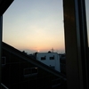 駅の上から   夕陽がきれい(^^)