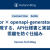 Ktor × openapi-generatorで実現する、API仕様書と実装の乖離を防ぐ仕組み