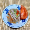 我が家の食卓ものがたり　　時短手抜き　具沢山の春雨サラダの小鉢