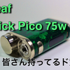 Eleaf  iStick Pico 75w レビュー