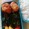 ほうれん草とさんまのかば焼き缶炒め弁当