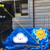 ホダ木の仮伏せの温湿度