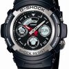 CASIO腕時計　G-SHOCK　ジーショック　STANDARD　アナログ／デジタルコンビネーションモデル　AW-590-1AJF　メンズ