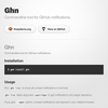 Released ghn gem - commandline tool for GitHub notifications