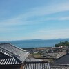 海の見える小高い丘の上で新築の建て方でした✨