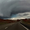 アーチーズ国立公園の旅（１）ルート70 の雨雲