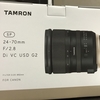 「TAMRON 大口径標準ズームレンズ SP24-70mm F2.8 Di VC USD G2」を購入しました！