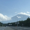 夏曇り富士山