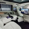 レンジローバーSV P615 LWB 車内清掃+革レザークリーニング