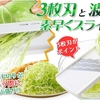 キャベツのせん切りは腸活におすすめ アーネスト  スライサー (千切り) 3倍速でできるが便利 ふわふわ