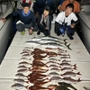 高級魚大漁♬7月の「2025天狗堂　伊勢湾タイラバ教室」