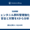 フェンタニル原料管理強化：安全と対策をXから分析