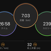 【ランニング記録】7kmペース走；長野マラソン３日前