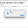 Xamarin.Forms macOS Preview を試してみた