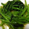 レクチンフリ―空心菜のさっと炒め