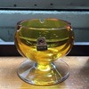 昭和レトロ　ガラスの灰皿　BYRON