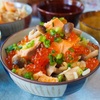 エノキタケで糖質オフ！鮭といくらの炊き込みご飯！