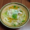 簡単　鶏だしうどん