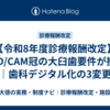 【令和8年度診療報酬改定】CAD/CAM冠の大臼歯要件が撤廃｜歯科デジタル化の3変更