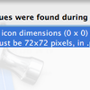 Application Loader で Icon.png: icon dimensions (0 x 0) don’t meet the size requirements. エラー