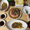 今日の晩御飯　happy birthday オット