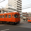 日本唯一のダイヤモンドクロス 伊予鉄道大手町駅　伊予鉄 お手軽撮影記③