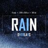 【無料】雨を簡単に追加できるPNG素材「Rain Overlays」