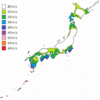 基準風速Vo　~台風が良く来る地域はやっぱり大きいよね~