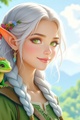 『フローラと鳴かない妖精竜』〜滅びゆく世界を調律する、銀髪の聖女の物語〜