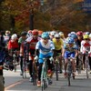  紅葉の西湖。父と娘の初ロードレース