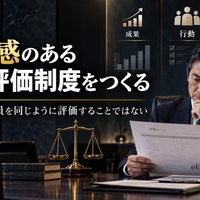 中小企業の人材育成・評価制度実践篇  ～社員の成長と会社の成果を一致させる～  第3章　目標・面談・評価を機能させる  第9回　納得感のある人事評価制度をつくる  ～公平とは、全員を同じように評価することではない～