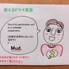 【使えるドラマ英語】Mud.～（皮肉が通じない相手に）「（今のは）悪口だよ」