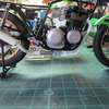 アオシマ　Z400FX　集合管の仕上げ（その39）
