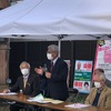 次期衆院選１７区の山田正予定候補（共産）の「はだの.選挙事務所」開き