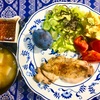 チキンのグリル焼き 粒マスタードのソースを添えて
