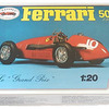 今プラモデルの1/20 フェラーリ 500 1953年 F1GP プラスチックキットにいい感じでとんでもないことが起こっている？