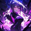 fluorescent purple (蛍光紫) by Animagine XL V3.1
