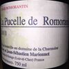 La Pucelle de Romorantin Henri Marionnel Domaine de la Charmoise 2011